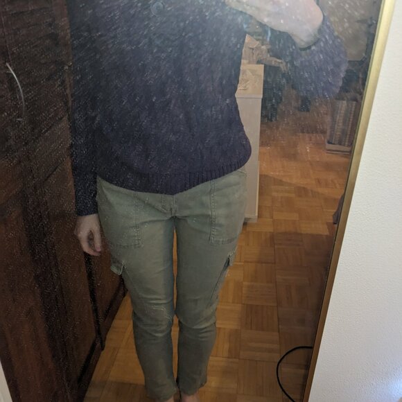 Sonoma Purple Knit Button Sweater - Picture 5 of 8